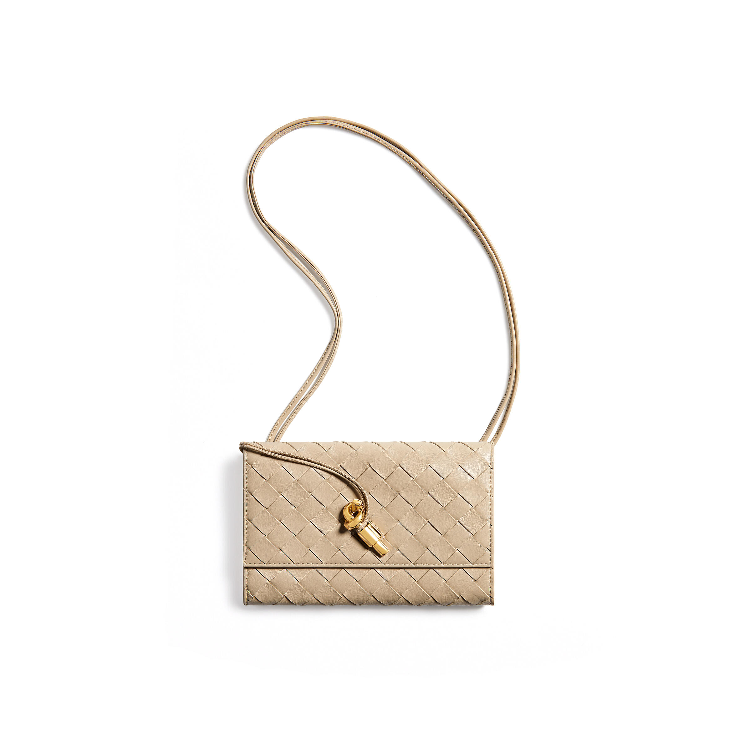 BOTTEGA VENETA ANDIAMO POUCH ON STRAP 836940VCPP29614 (19*12.6*2cm)